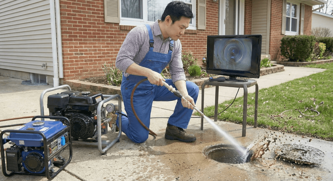 하수구 고압 세척